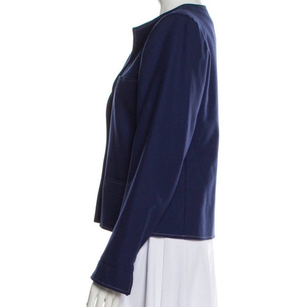 Saint Laurent vintage Elegant Blue Women's Blazer size 40 (small) - Picture 3 of 15
